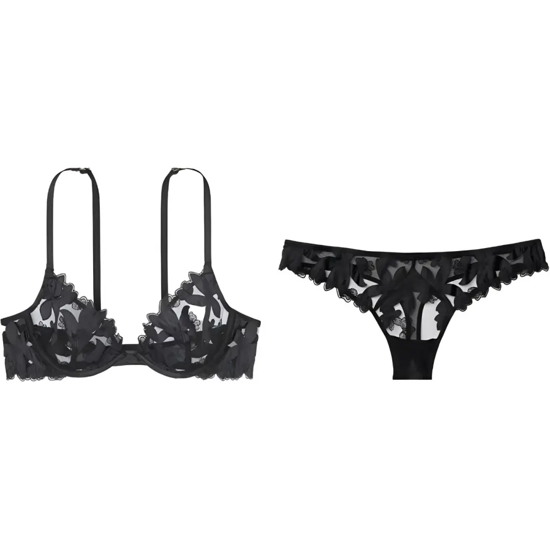 Victoria's Secret Underwear Set Women's Black