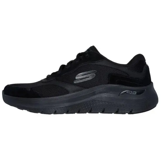 Skechers ARCH FIT 2.0 Anti-Slip Wear-Resistant Low-Top Casual Shoes Men's Black