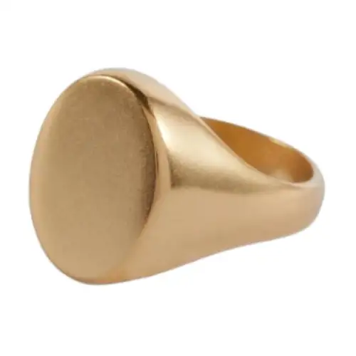 Maison Margiela Silver Rings Men's Gold