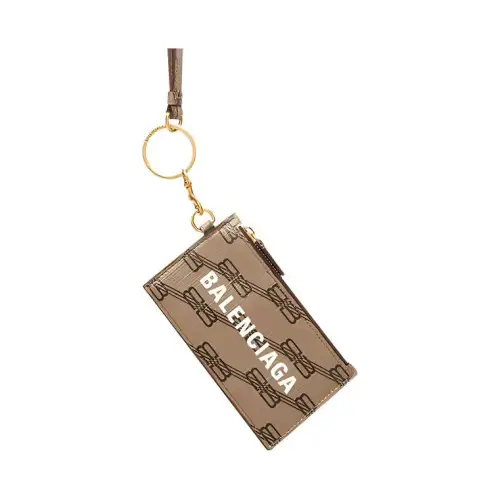 Balenciaga Bb Monogram Strapped Cardholder