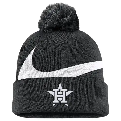 Nike Houston Astros Peak Men's Nike Mlb Cuffed Pom Beanie