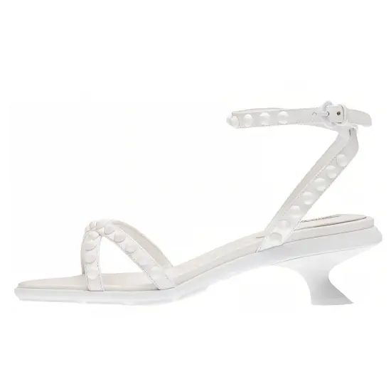 MIU MIU Strap Sandals Women's White