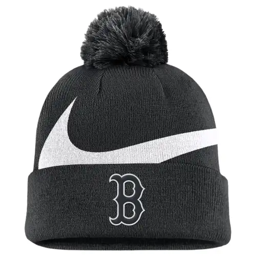 Nike Boston Red Sox Peak Men's Nike Mlb Cuffed Pom Beanie