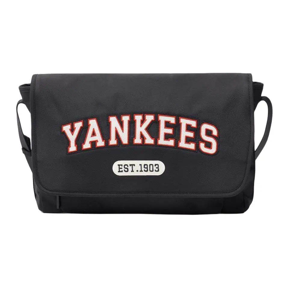 MLB Nylon Shoulder Bag, Crossbody Bag Unisex Black
