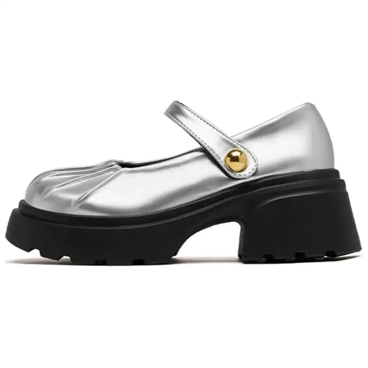 AGSDON PU original niche Y2K hot girl style shell toe strap JK with skirt thick heel Mary Jane shoes 6cm women's style