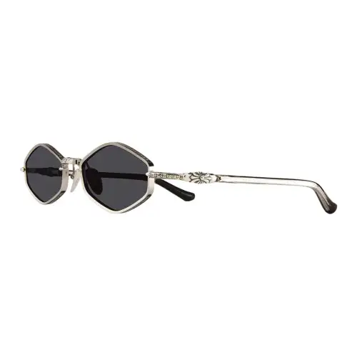 Chrome Hearts Irregular Shape Sunglasses Unisex Silver/Gold