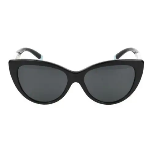 TIFFANY & CO. Acetate Cat Eye Sunglasses Women's Black
