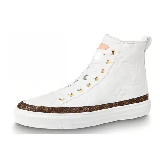 LOUIS VUITTON Lv Stellar Sports Boots White Women's