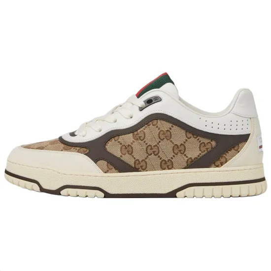 GUCCI Re Web Sneaker 'GG Canvas Beige Ebony'