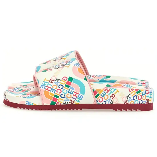 GUCCI X The North Face Slide Slippers Men White