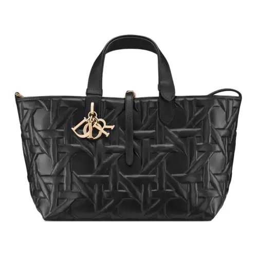 DIOR Cow Leather Native Bag, One Shoulder Handbag Medium Women's Black