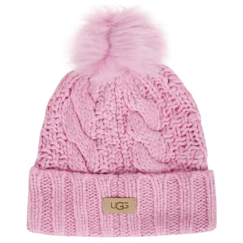 UGG Acrylic, Nylon, Wool Beanies Women's Pink