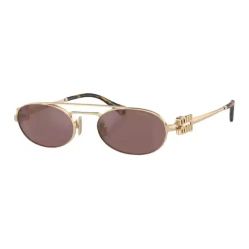 MIU MIU Eyewear Logo lettering Oval frame Sunglasses