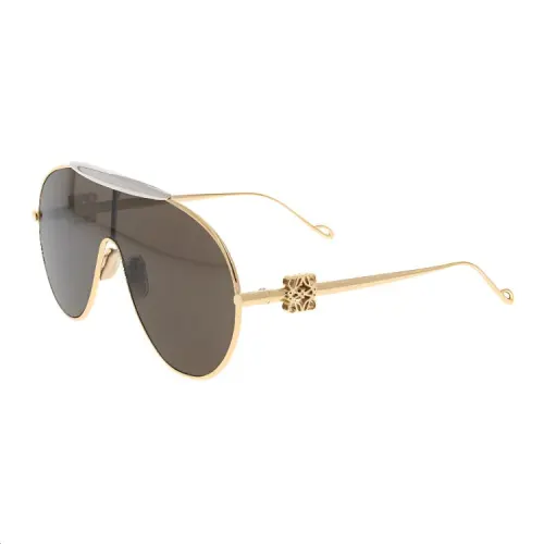 LOEWE Irregular Shape Sunglasses Unisex Gold