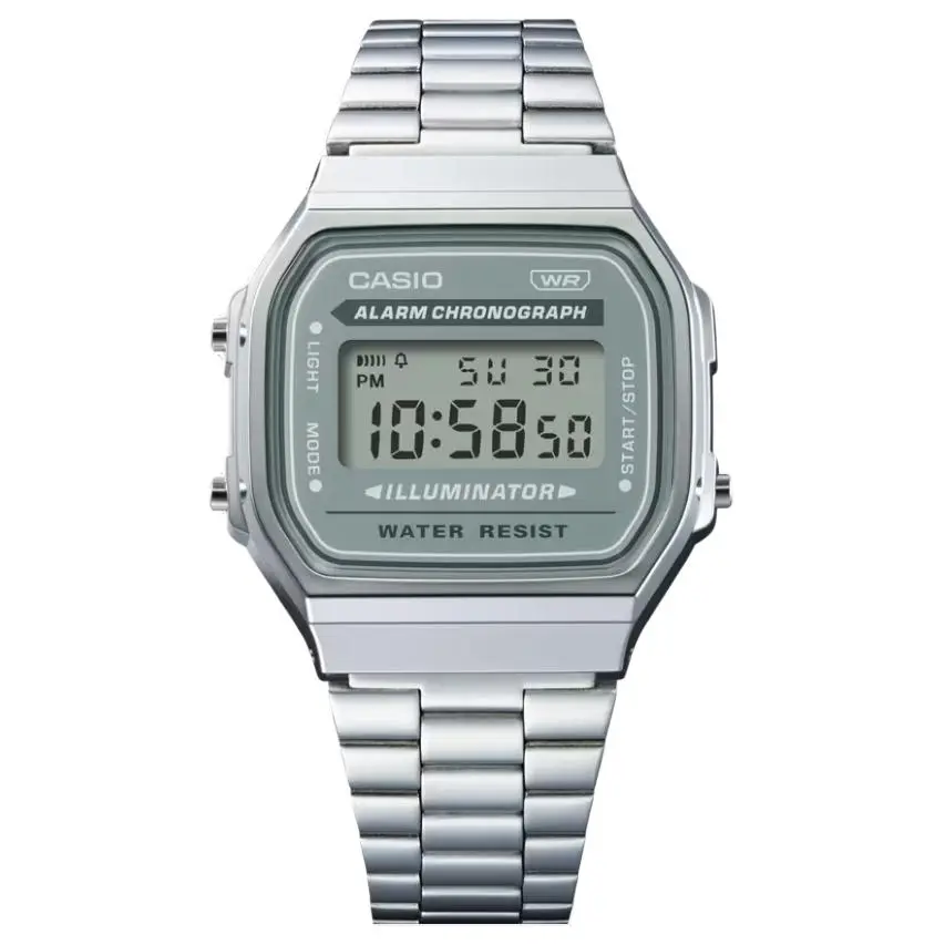 CASIO Unisex VINTAGE Series Green Watch A168WA-3AY