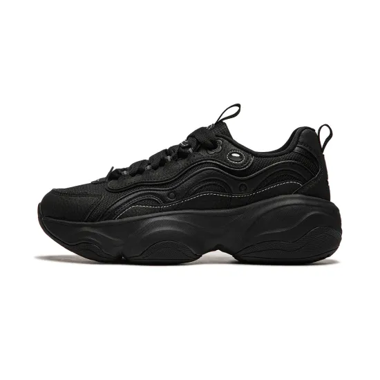 LiNing Honey V2 Anti Slip Wear Resistant Low Top Running Shoes Women's Black