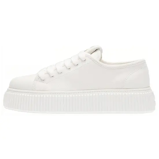 MIU MIU Stylish Skateboarding Shoes Women's White