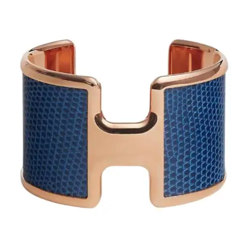 HERMES 18K Gold Bangles Women's Gold