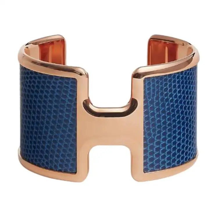 HERMES 18K Gold Bangles Women's Gold