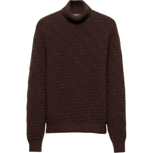PRADA Wool And Cashmere Turtleneck Sweater