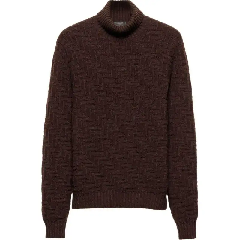 PRADA Wool And Cashmere Turtleneck Sweater