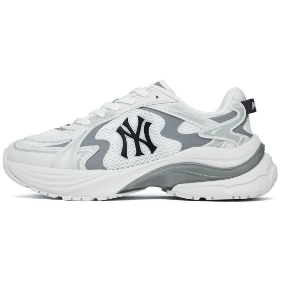 MLB New York Yankees Running Shoes Unisex Low-Top Ecru