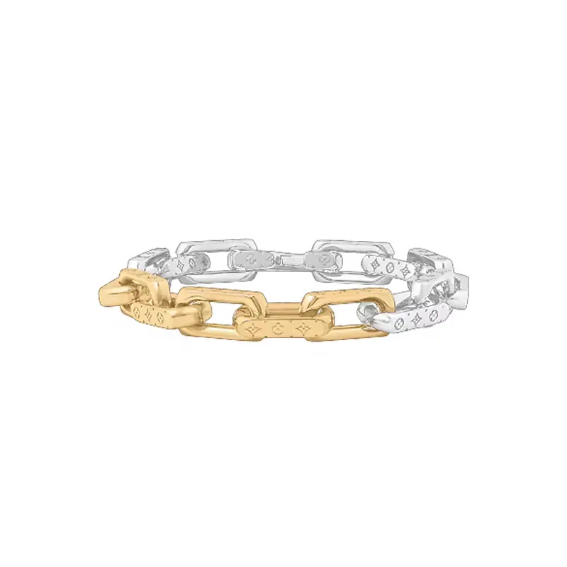LOUIS VUITTON Monogram Chain Bracelet