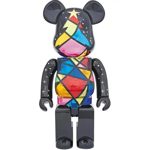 BE@RBRICK 2016 XmasStained-glass tree trendy doll