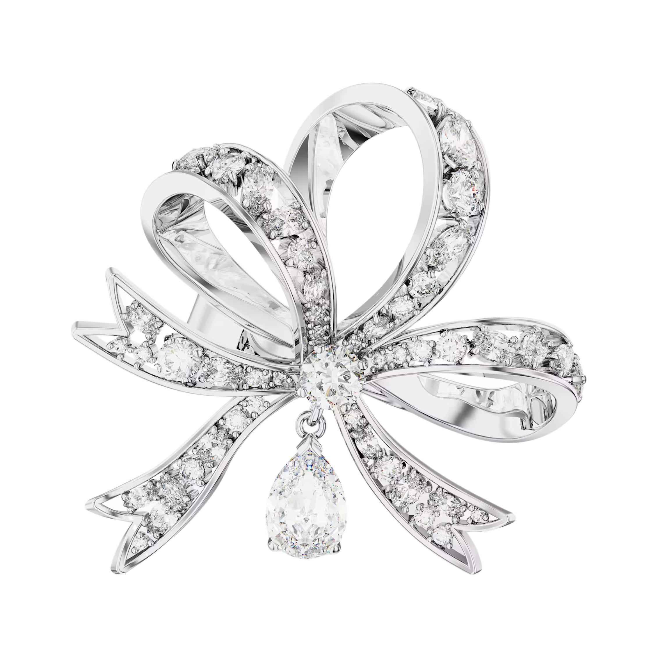 Женское кольцо Swarovski Hyperbola (серебряное)