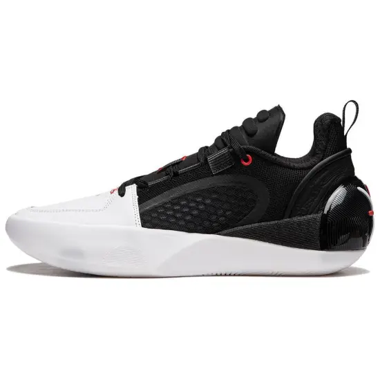 LINING Full City 12 ENCORE Basketball Shoes Men's Low top Black White
