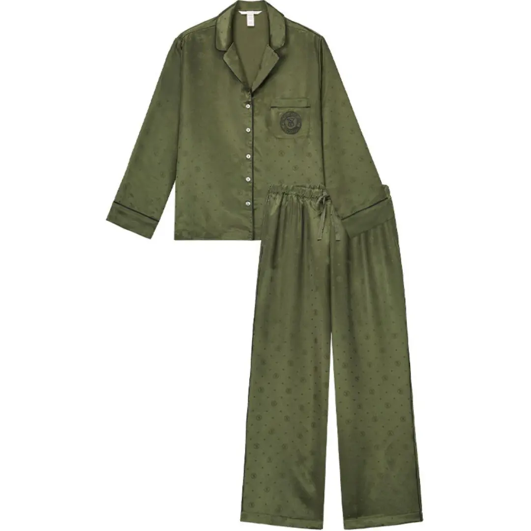 Victoria's Secret THE MIX Pajama Set Women's Army Green