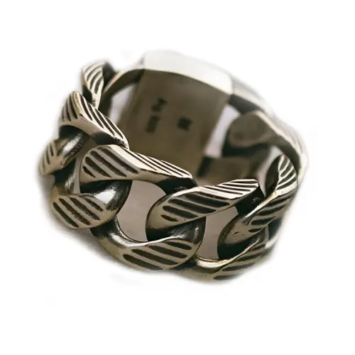 DIOR Sterling Silver Rings Men's Silver