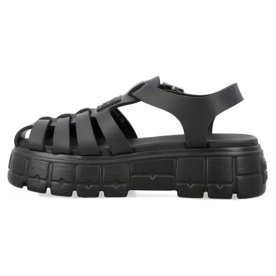 MIU MIU Roman Sandals Women's Black