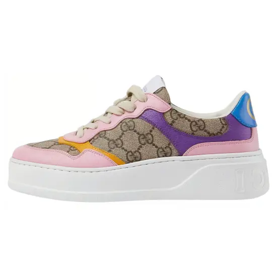 GUCCI GG Sneakers Beige Women's