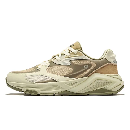 Erke Casual Shoes Men Low-Top Malt Light Brown Oak