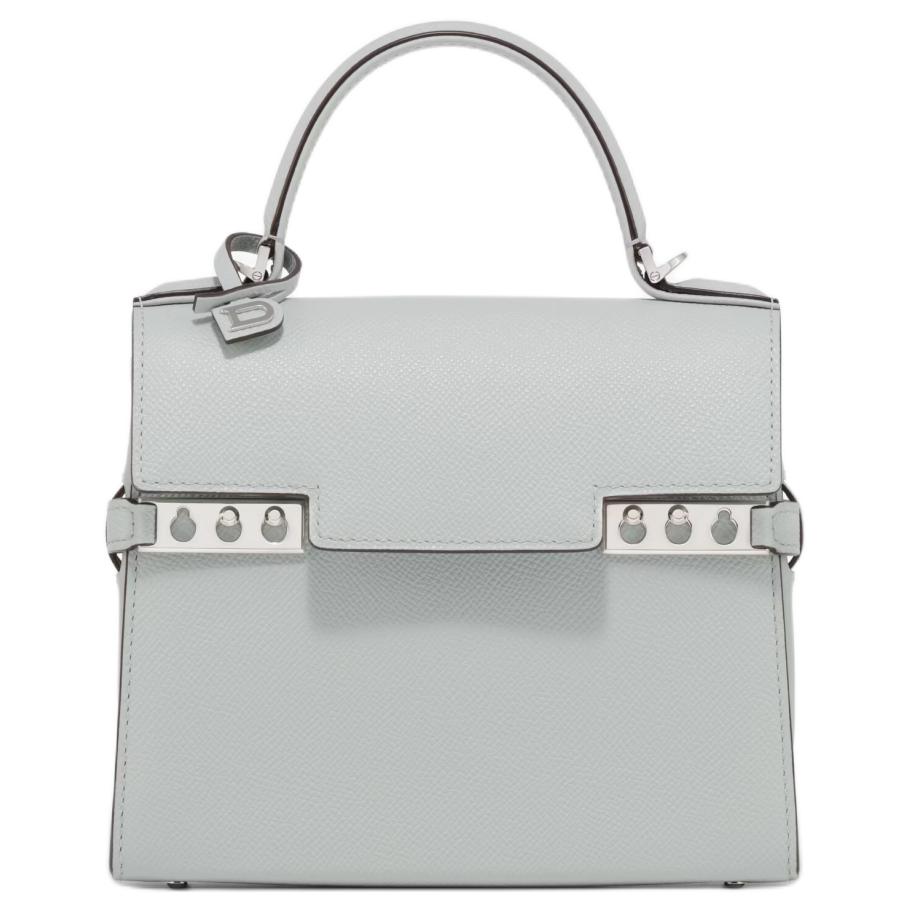 Delvaux Tempête Съемные регулируемые плеч кожаный один Плечо -крест пакет маленький женский облако серый