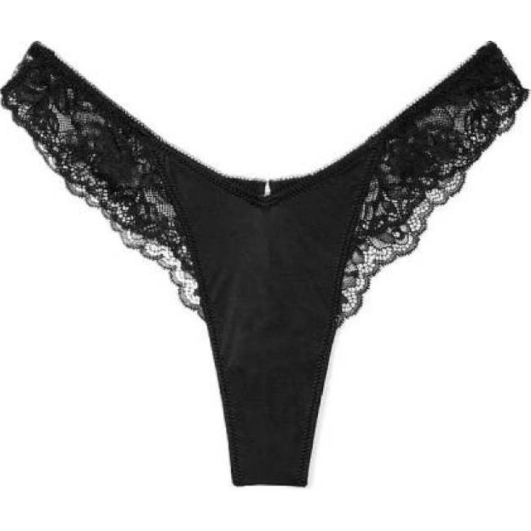Женские трусы Victoria's Secret VERY SEXY (черные)