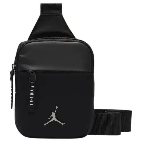 Jordan Polyester One Shoulder Crossbody Fanny Pack Regular Unisex Black