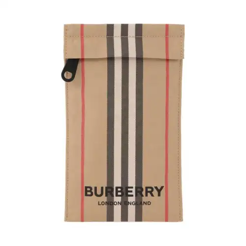 Burberry Fabric Coin Purse Women's Beige