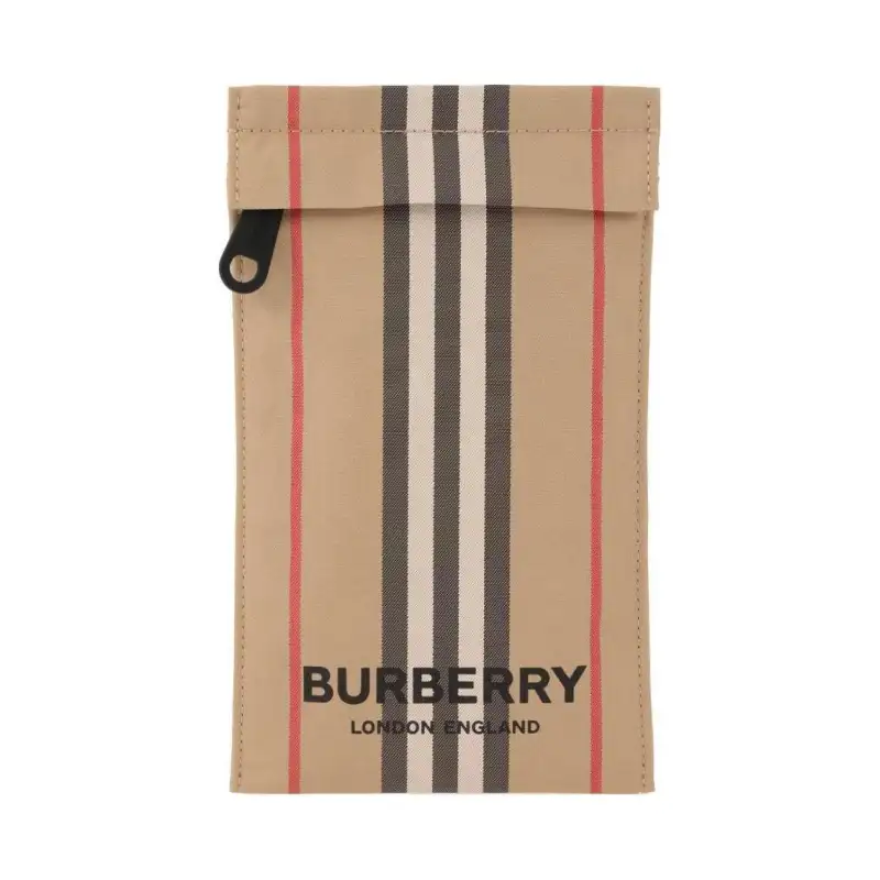 Burberry Fabric Coin Purse Women's Beige