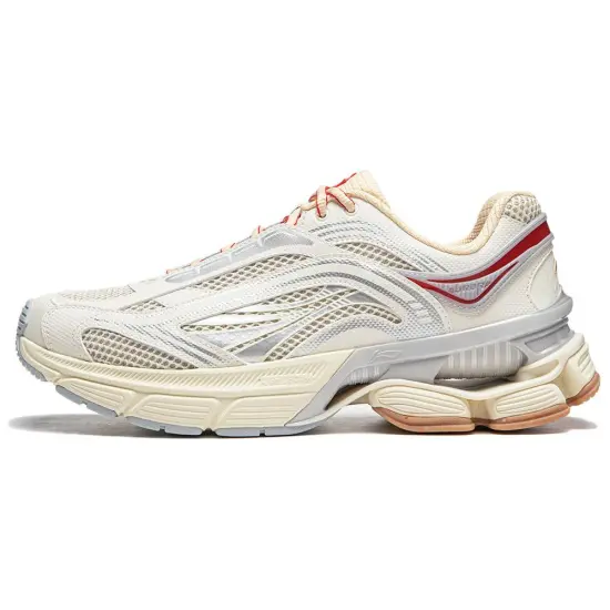 LINING Aurora RENEW Running Shoes Men Low-Top Ecru