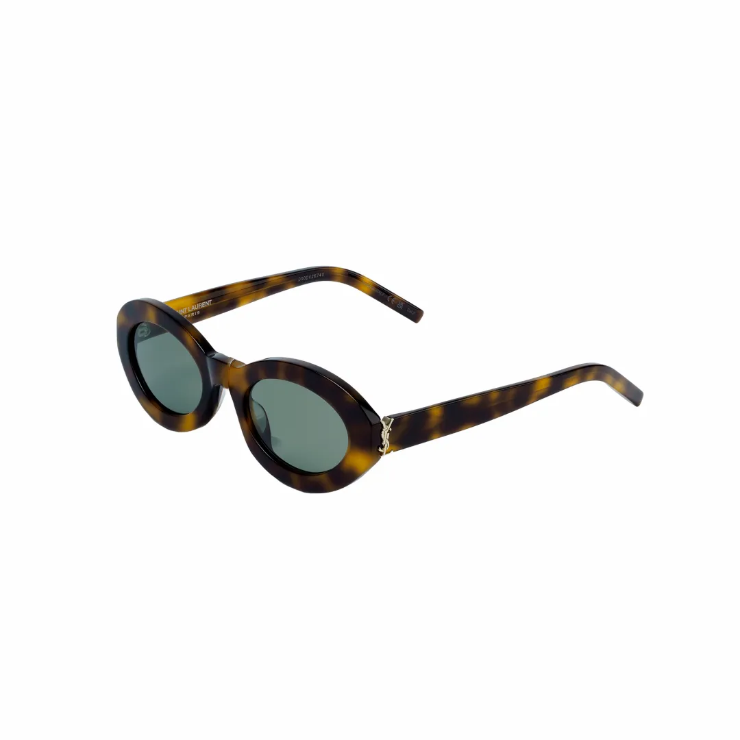 SAINT LAURENT Eyewear Oval Frame Sunglasses