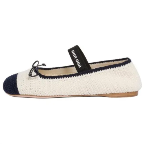 MIU MIU Mary Jane Shoes Women's Beige