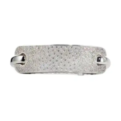 Bottega Veneta Silver Bangles Men's Silver