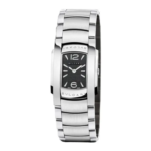 BVLGARI Wrist Watches Quartz Movement Stainless Steel Strap 35mm Black Dial Women's Watch 30m Water Resistant