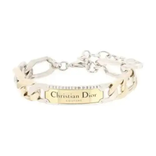 DIOR Brass Bracelets Men's Silver