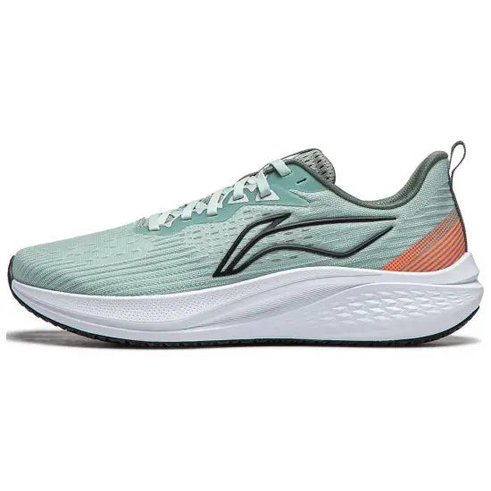 LiNing Red Hare 7 Cushioning Anti Slip Wear Resistant Breathable Lightweight Rebound Low Top Running Shoes Men's Green