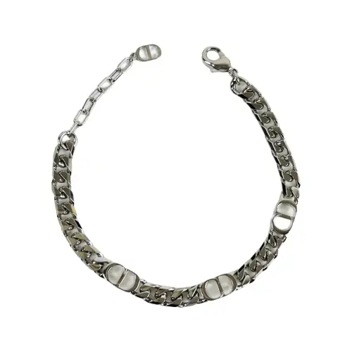 DIOR Brass Bracelets Men's Silver