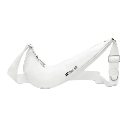 Nike X Jacquemus Le Swoosh Crossbody Bag White/White/Shiny Silver