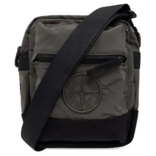 STONE ISLAND Recycled Nylon Shoulder Bag, Crossbody Bag Men's